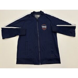 VTG Y2K New Era Samuel Adams Beer Full Zip Jacket Blue SZ Medium